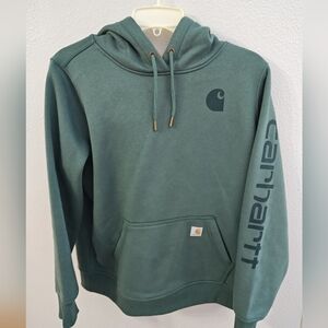 New Carhartt Teal Hoodie